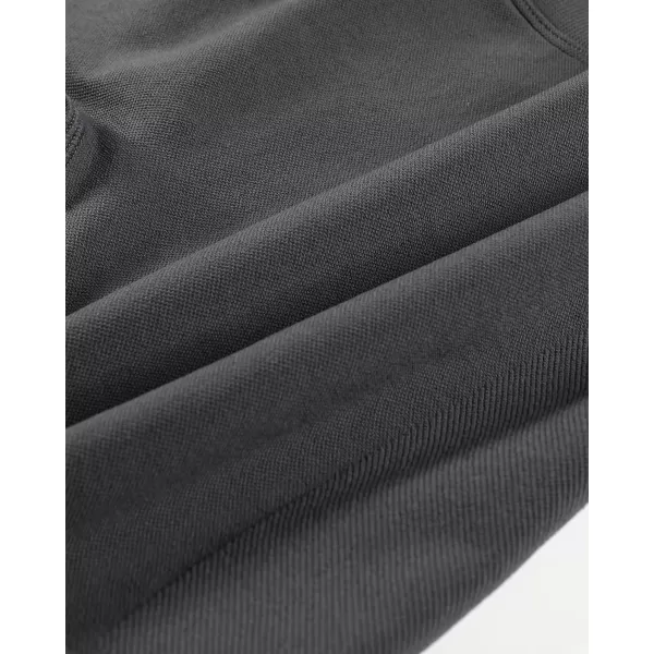 imageAUROLA Influence Workout Shorts for Women25 35 45 55 65 No Roll Up Squat Proof Scrunch Seamless Compression Gym ShortDark Grey