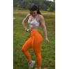 imageAUROLA Influence Workout Leggings for Women Seamless Compression Tummy Control Leggings Mid Rise Yoga PantsPersimmon Orange
