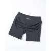 imageAUROLA Side Pockets Influence Shorts 45 Squat Proof Seamless Workout Shorts for Women Gym Running Yoga ShortsDark Grey
