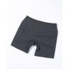 imageAUROLA Side Pockets Influence Shorts 45 Squat Proof Seamless Workout Shorts for Women Gym Running Yoga ShortsDark Grey