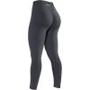 imageAUROLA Influence Workout Leggings for Women Seamless Compression Tummy Control Leggings Mid Rise Yoga PantsDark Grey
