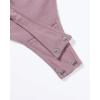 imageAUROLA Everyday Crew Neck Bodysuits ShirtsGoing Out Short Sleeve Casual Basic Stretchy Fashion One PieceDawn Pink