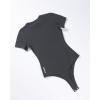imageAUROLA Everyday Crew Neck Bodysuits ShirtsGoing Out Short Sleeve Casual Basic Stretchy Fashion One PieceGrey Nights