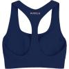 imageAUROLA Power Racerback Sport Bra for WomenSeamless Padded Active Workout Gym Yoga Crop Tank TopNaval Academy