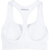imageAUROLA Power Racerback Sport Bra for WomenSeamless Padded Active Workout Gym Yoga Crop Tank TopWhite