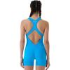 imageAUROLA Power Romper for Women Workout Yoga Gym Seamless One Piece Racerback Jumpsuit Tummy Control Padded Sports BraBlue Danube