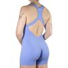 imageAUROLA Power Romper for Women Workout Yoga Gym Seamless One Piece Racerback Jumpsuit Tummy Control Padded Sports BraJacaranda