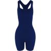 imageAUROLA Power Romper for Women Workout Yoga Gym Seamless One Piece Racerback Jumpsuit Tummy Control Padded Sports BraPageant Blue