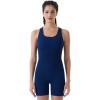 imageAUROLA Power Romper for Women Workout Yoga Gym Seamless One Piece Racerback Jumpsuit Tummy Control Padded Sports BraPageant Blue