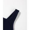 imageAUROLA Power Sports Bras for Women  Push Up Workout Bra Square Neck Yoga Bra Padded Low Impact Gym Bra Crop TopNaval Academy