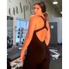 imageAUROLA Power Workout Jumpsuit for Women Yoga Gym Seamless One Piece Racerback Tummy Control Padded Bra JumpsuitBlack