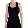 imageAUROLA Power Workout Jumpsuit for Women Yoga Gym Seamless One Piece Racerback Tummy Control Padded Bra JumpsuitBlack