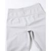 imageAUROLA Power Workout Leggings for Women Tummy Control Squat Proof Ribbed Thick Seamless Scrunch Active PantsBlanc De Blanc