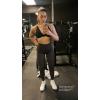imageAUROLA Power Workout Leggings for Women Tummy Control Squat Proof Ribbed Thick Seamless Scrunch Active PantsDark Grey