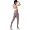 imageAUROLA Power Workout Leggings for Women Tummy Control Squat Proof Ribbed Thick Seamless Scrunch Active PantsMocha