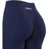 imageAUROLA Power Workout Leggings for Women Tummy Control Squat Proof Ribbed Thick Seamless Scrunch Active PantsNaval Academy