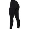 imageAUROLA Power Workout Leggings for Women Tummy Control Squat Proof Ribbed Thick Seamless Scrunch Active PantsSet Blackblack