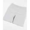 imageAUROLA Power Workout Shorts for Women Tummy Control Squat Proof Ribbed Thick Seamless Scrunch Active ShortBlanc De Blanc