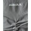 imageAUROLA Power Workout Shorts for Women Tummy Control Squat Proof Ribbed Thick Seamless Scrunch Active ShortCoal Grey