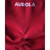 imageAUROLA Power Workout Shorts for Women Tummy Control Squat Proof Ribbed Thick Seamless Scrunch Active ShortFlame Red