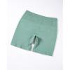 imageAUROLA Power Workout Shorts for Women Tummy Control Squat Proof Ribbed Thick Seamless Scrunch Active ShortMint Green