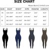 imageAUROLA Women Jumpsuits for Workout Yoga Gym Seamless Strappy One Piece Padded Bra BodysuitsJumpsuits Chestnut Brown
