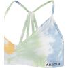 imageAUROLA Mercury Workout Sports Bras Women Athletic Removable Padded Backless Strapy Minimal Crop Top1 Tie Dye GreenBlueOrange