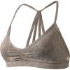 imageAUROLA Mercury Workout Sports Bras Women Athletic Removable Padded Backless Strapy Minimal Crop TopFloralcoffee