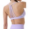 imageAUROLA Mercury Workout Sports Bras Women Athletic Removable Padded Backless Strapy Minimal Crop TopLavender