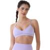 imageAUROLA Mercury Workout Sports Bras Women Athletic Removable Padded Backless Strapy Minimal Crop TopLavender