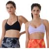imageAUROLA Mercury Workout Sports Bras Women Athletic Removable Padded Backless Strapy Minimal Crop TopMercurysolidblack