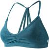 imageAUROLA Mercury Workout Sports Bras Women Athletic Removable Padded Backless Strapy Minimal Crop TopPack FloralcoffeePurpleDeep Teal