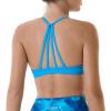 imageAUROLA Mercury Workout Sports Bras Women Athletic Removable Padded Backless Strapy Minimal Crop TopSeamlessblue Danube