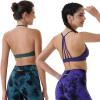 imageAUROLA Mercury Workout Sports Bras Women Athletic Removable Padded Backless Strapy Minimal Crop TopSeamlesseden Green