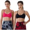 imageAUROLA Mercury Workout Sports Bras Women Athletic Removable Padded Backless Strapy Minimal Crop TopSeamlessraspberry Sorbet