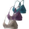 Pack (Floral-coffee/Purple/Deep Teal)