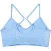 imageAUROLA Serpent Seamless Sports Bras for WomenBackless Padded Strappy Workout Gym Yoga Crop TopsPlacid Blue