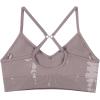 imageAUROLA Serpent Seamless Sports Bras for WomenBackless Padded Strappy Workout Gym Yoga Crop TopsPurple Dove