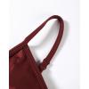 imageAUROLA Serpent Seamless Sports Bras for WomenBackless Padded Strappy Workout Gym Yoga Crop TopsSerpent Burgundy