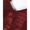 imageAUROLA Serpent Seamless Sports Bras for WomenBackless Padded Strappy Workout Gym Yoga Crop TopsSerpent Burgundy