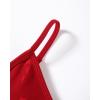 imageAUROLA Serpent Seamless Sports Bras for WomenBackless Padded Strappy Workout Gym Yoga Crop TopsSerpent Christmas Red
