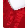 imageAUROLA Serpent Seamless Sports Bras for WomenBackless Padded Strappy Workout Gym Yoga Crop TopsSerpent Christmas Red