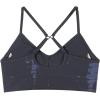 imageAUROLA Serpent Seamless Sports Bras for WomenBackless Padded Strappy Workout Gym Yoga Crop TopsSerpent Dark Grey