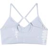 imageAUROLA Serpent Seamless Sports Bras for WomenBackless Padded Strappy Workout Gym Yoga Crop TopsSerpent Gray Dawn