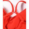 imageAUROLA Serpent Seamless Sports Bras for WomenBackless Padded Strappy Workout Gym Yoga Crop TopsSerpent Halloween Orange