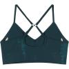 imageAUROLA Serpent Seamless Sports Bras for WomenBackless Padded Strappy Workout Gym Yoga Crop TopsSerpent Ponderosa Green