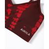 imageAUROLA Serpent Seamless Sports Bras for WomenBackless Padded Strappy Workout Gym Yoga Crop TopsSerpent Saffron