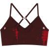 imageAUROLA Serpent Seamless Sports Bras for WomenBackless Padded Strappy Workout Gym Yoga Crop TopsSerpent Saffron