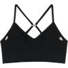 imageAUROLA Serpent Seamless Sports Bras for WomenBackless Padded Strappy Workout Gym Yoga Crop TopsSolidblack