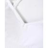 imageAUROLA Serpent Seamless Sports Bras for WomenBackless Padded Strappy Workout Gym Yoga Crop TopsSolidcrescent White